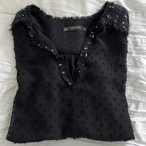 ZARA plumeti blouse